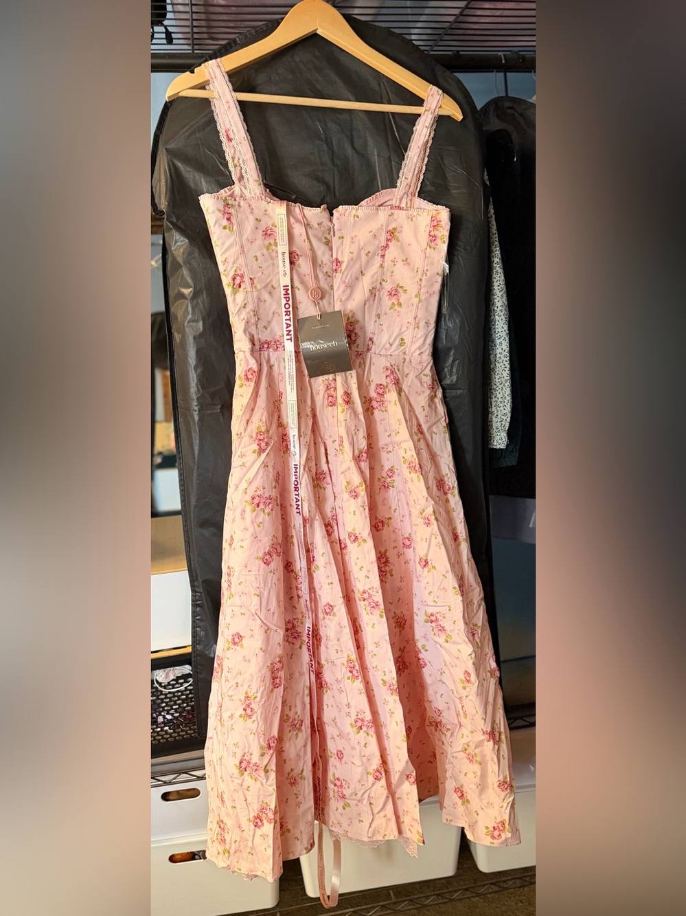 BNWT House Of CB Rosalee Floral Stretch Cotton Petticoat Dress - Picture 7 of 8
